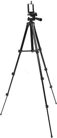 ZJchao 3120A Supporto Treppiede Regolabile da 110 Cm/43 Pollici per Smartphone, Fotocamera, Compatibile con Fotografia Digitale, Registrazione Video, Streaming Live, Selfie