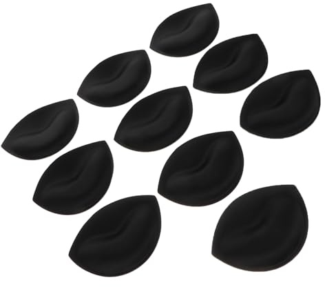 SUPVOX Inserti Reggiseno Bikini in Spugna 5 Paia per Abiti Nuziali Donna | Coppe Leggere Rimovibili, Lavabili, Vestibilità Sicura e Morbida sulla Pelle, Colore Nero per Uso Quotidiano