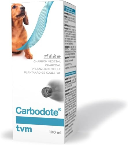 TVM Carbodote Liquid | 100 ml | Mangime complementare per cani, gatti, roditori, rettili e uccelli | Può favorire l'assorbimento delle tossine nell'intestino