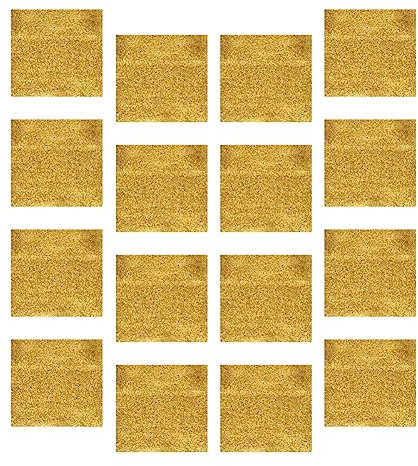 BESTonZON 300stücke Goldene Folie Gold Foil Für Lebensmittel Aluminiumfolienpapier Geschenkpapier Partygeschenke Verpackung Papierverpackungen Alufolienverpackungen