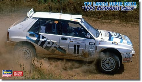 Hasegawa 620685-1/24 YPF Lancia Super Delta, 1992 Acorpolis Rally - Maßstab 1:24