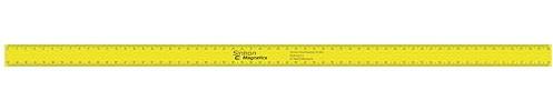 Sintron Magnetics Magnetlineal 60 cm, Magnetisches Lineal mit Haftfunktion, für präzises Messen & Markieren auf Metalloberflächen, ideal für Werkstatt & DIY-Projekte, Rutschfest & Langlebig, 2er Set
