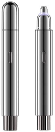 Rasoio elettrico per sopracciglia donna, alta qualità, cura completa LED, design silenzioso, lunga durata batteria (silver1)