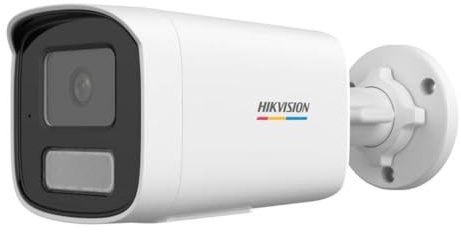 Camera de supraveghere IP Bullet 2MP ColorVu Hikvision DS-2CD1T27G2H- LIU(4MM), lentila fixa 4mm, iluminare: Color: 0.001 Lux @