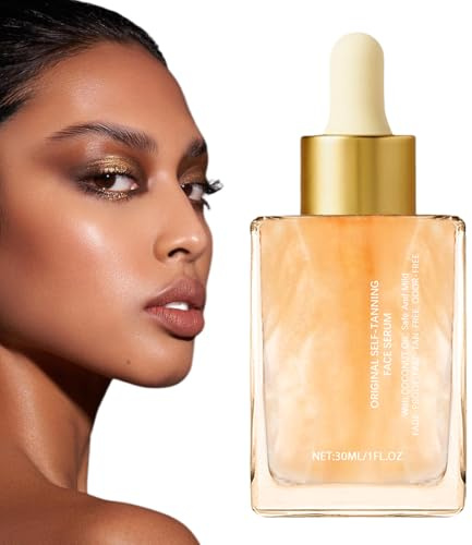 Lozione abbronzante graduale | Gocce per il viso abbronzante naturale senza effetto abbronzante delicato per uomo donna in viaggio