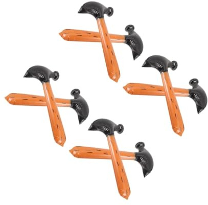 VANZACK 8 Stck. Aufblasbare Hammer Spielzeuge Robust Langlebig für Party Deko Partygeschenke Pool Strand Geburtstag Spaß Zubehör