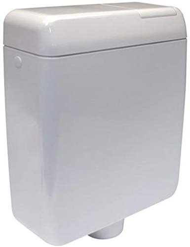 Jomo Cassetta di scarico sospesa, bianco, metallo, autoportante, lavandino