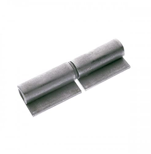 DOJA Industrial | Cerniera da Saldare | 12 Unità | Altezza: 12 x 80 mm | Cerniera a Perno | Acciaio | 2 Ali | Uso: Cardini Cancello Ferro Battuto, Cancello Giardino, Cerniera Portone, Porta Garage