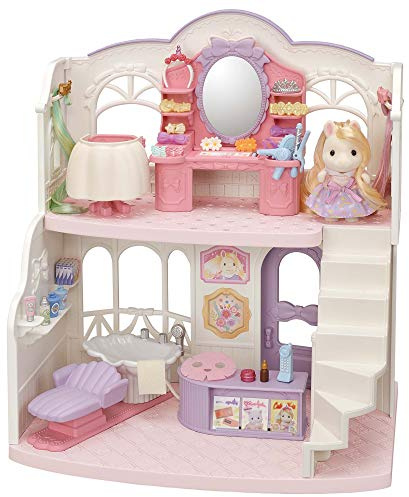 Sylvanian Families 5643 Pony Friseursalon mit Figur - Puppenhaus Spielset