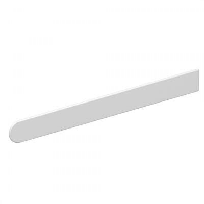 Bullnose Capping Cover 9mm Thick Plastic Internal Window Sill Trim (2m Long) (End Caps Only)