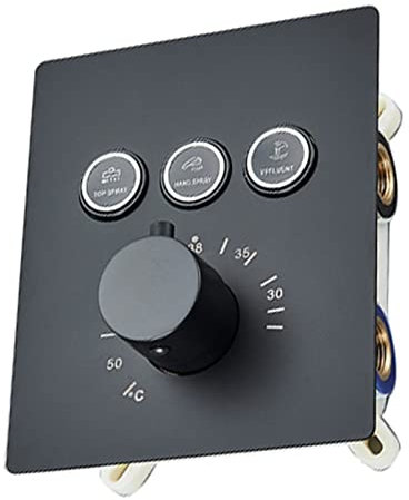 SHUGUANG Thermostat Ventil Bad Verdeckten Embedded Box Dusche Wasserhahn Spool Temperatur Regelventil 3 Möglichkeiten Kann Alle Optionen Gleichzeitig Verwenden