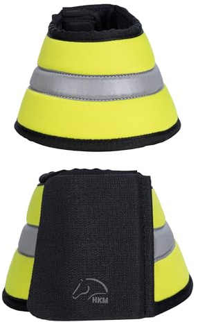 HKM Hoof Bells-14190 Neon Yellow Thoroughbred