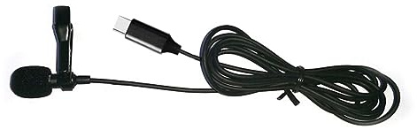 Vaguelly Lavaliermikrofon Mit Clip Kondensatormikrofon Für Telefon-aufnahmen Plug-and-Play Mit Rauschunterdrückung Kompatibel Für Smartphones