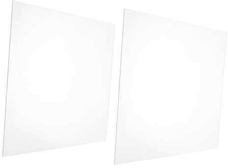 ULTECHNOVO 2stücke Klare Acrylplatten Transparente Acrylglasplatte Für Bastelprojekte Und Displayboxen Robust Und Vielseitig Einsetzbar