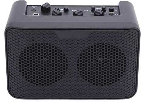 Mini Amplificateur de Guitare Mini Amplificateur de Guitare Portable Petit Amplificateur de Guitare électrique Pratique Amplificateur Combo de Guitare Son Noir, Interface pour