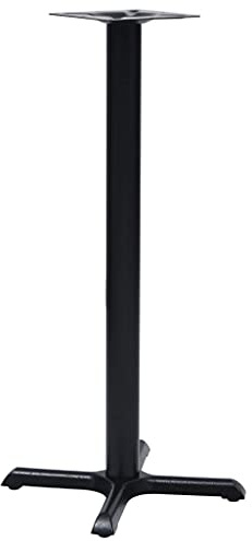 vidaXL Bistrotisch-Gestell Schwarz 56x56x107 cm Gusseisen