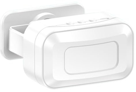 Kznifmk Sonnette de Bienvenue à Induction Infrarouge Carillon de Porte Sans Détecteur de Mouvement Alarme Magasin Bureau Blanc