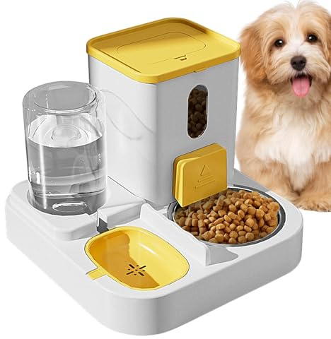 Distribuidor automático de alimentos | Alimentador colgante para jaula | Máquina automática de alimentación para mascotas | Distribuidor automático de agua y alimentos para animales | Suministro de
