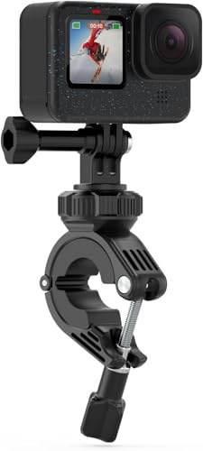 AKASO Handlebar Bike Pole Mount Motorcycle Clamp Mount for Action Cameras
