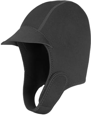 Cappuccio da sub – Cappuccio da surf in neoprene, unisex, termica, per sport acquatici, comodi cappucci da surf per uomini e donne, kayak, canoa, snorkeling, paddle board