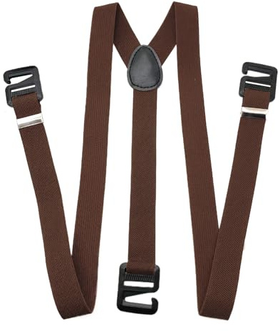 Tirantes para hombre, pantalones de vestir para hombre, cinturón elástico con espalda en Y, accesorios de para esquí, senderismo, montañismo, camping, ciclismo, playa al aire libre, café, Refer