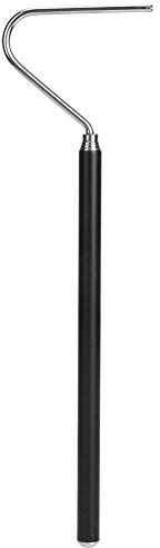 HEEPDD Collapsible Snake Hook, Stainless Steel Retractable Snake Catcher with 39.4 Inch Extensible for Hikers Outdoor Enthusiasts Gardeners and Wildlife Rescuers