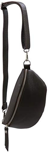 SH Leder ® echt Leder Hüfttasche Damen Herren Unisex Gürteltasche für Festival Reise Bauchtasche kleine Crossbody Bag Frauen Ledertasche 23x12cm AVA G292