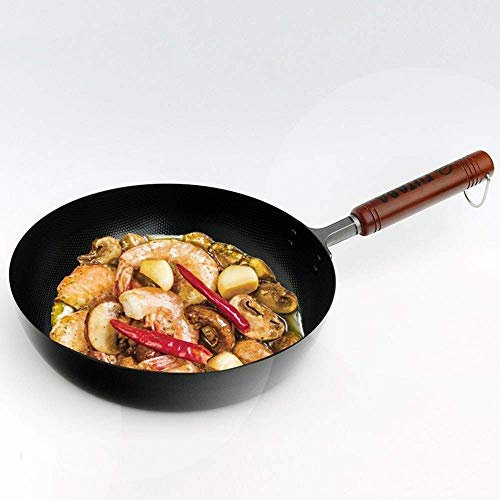 COTBY Bratpfanne Topf 24CM Kaliber Runde Sauteuse Bratpfanne Klassische Antihaftbeschichtung zum Grillen von Speck,Steak und Fleisch.Spülmaschinenfeste Bratpfanne