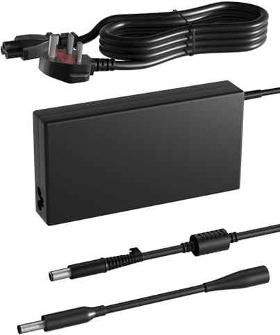 HSXIRQA 120W AC Adapter Compatible with HP Envy/Pavilion DV8 DV7 DV6 EliteBook/ProBook 8560W 8760W Pavilion 27 All-in-One TouchSmart 600 610 IQ548a ProOne 400 440 480 ProDesk 600 Desktop