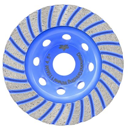 VENJELD Diamanttopfschleifer Schleifscheibe 115mm Diamant Schleiftopf für Stein Granit Mauerwerk Marmor Winkelschleifer