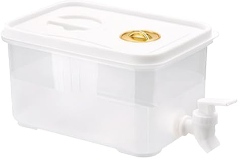 Dispensateur De Boisson 10L De RéFrigéRateur Avec Robinet Et Distributeur De Boisson En Plastique Avec Dispensateur De Limonade De Couvercle De Couvercle Pour Le Thé à La Boisson Froide Au Lait