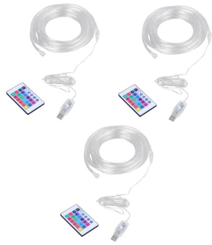 Artibetter 3 Stücke 50 Lange Bar LED Licht Für Party LED Schlauch Lampe Garten Dekorative Lampe Farbwechsel Fernsteuerung USB Licht
