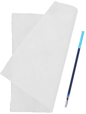 HAPINARY Wasserlösliche Stickvlies Stabilisator Für Stickerei Abwaschbarer Stickfolie Stickzubehör Für Handnähen Transferpapier Für Wasserlösliche Stabilisatoren Für Shirts