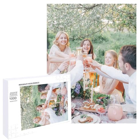 Personalised Jigsaw Puzzles for Adults,Personalised Jigsaw 1000 Square,Customized Puzzle for Photo Custom Puzzle for Men Women Gift(1000PCS)