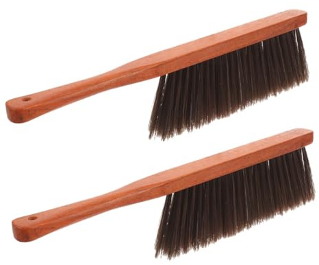 POPETPOP 2 pièces Brosse à Poussière pour Cheminée Balayette et Ergonomique pour Nettoyage de Meubles Voiture et Cheminée pour Usage Domestique et Déplacement