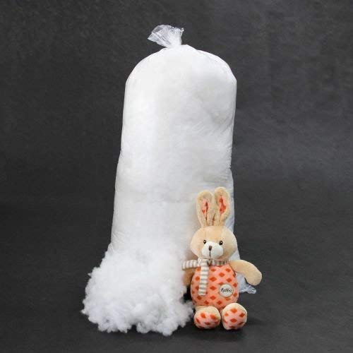 fränkische Schlaf-Manufaktur 1kg Füllwatte hochflauschig, Bastelwatte, Stopfwatte, waschbar