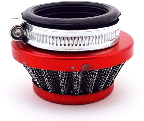 stoneder 44 mm rojo Racing filtro de aire Filtro para 47 cc 49 cc 2 tiempos motor carburador Carb Quad ATV bolsillo Dirt Bike Mini Moto