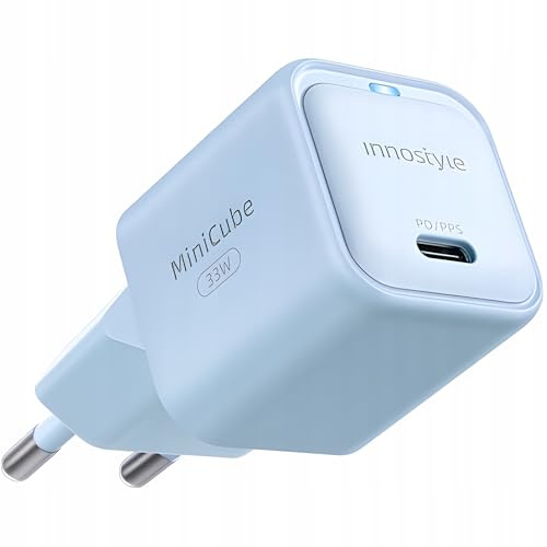 INNOSTYLE Ladegerät USB C 33W Schnellladegerät USBC Handy Adapter Netzteil für iPhone 16 15 14 Pro Max 13 12 11 SE 2020 XS XR 8 7 Fast Charger PD Ladestecker Ladeadapter