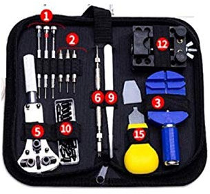 YGLONG Uhrenwerkzeug 406pcs / Set Watch Tools Watch Case Opener Link Pin Remover Repair Tools Kit Watchmaker Tools Uhrmacherwerkzeug Set