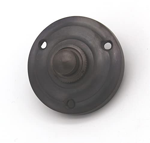 Ventano Plaque de sonnette antique en 5 surfaces différentes (laiton patiné foncé) – Fabriqué à la main