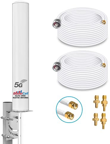 Antena Omnidireccional Router 5G/4G 690-3500 MHz (5M Cable)