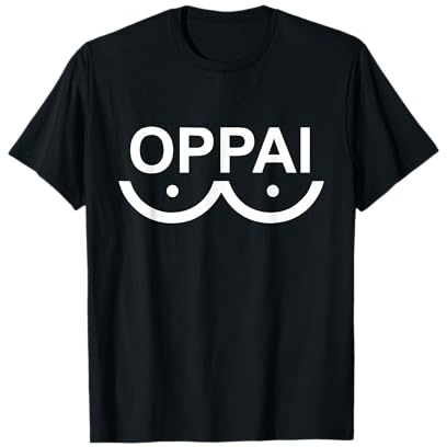 T-shirt Oppai Shirt Funny Anime Fan T-Shirt