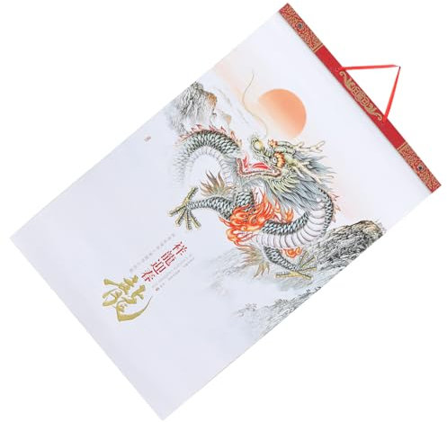 STOBOK Hängekalender Jahr Des Drachen Großer Monatskalender Aus Papier Langlebiger Wandkalender Mit Abreißseiten Für Büro Und Zuhause