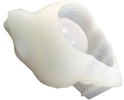STOBOK Conch-aufbewahrungsbox Meer Schnecke Fach Muschel Geformt Epoxy Form Conch Tablett Form Silikongießform Tablett Lagerung Meer Kreaturen Weiß Handbuch 3d Kieselgel Kasten