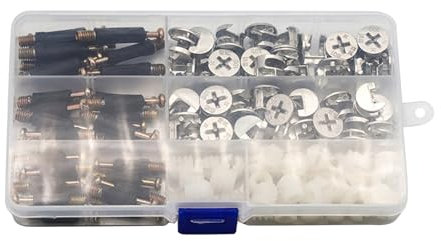 Schlossdübel-Set, Verbindungsbeschläge, Befestigungsteile für Möbel, Verbindungsschlossbeschläge