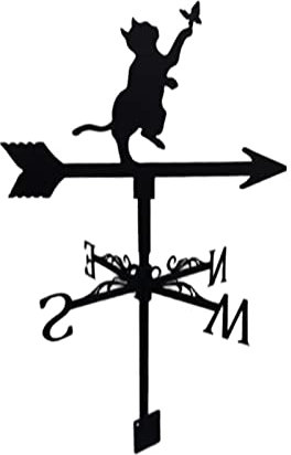 Girouette de toit pour jardin, ferme, indicateur de direction du vent, outil de mesure de scène, type 5