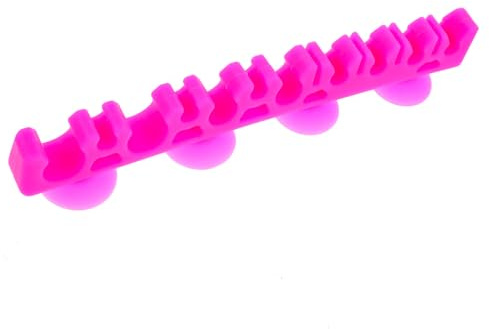 OFFIGAM Make-up Pinsel Organizer Mit Starkem Saugnapf Kompakter Kosmetik Aufbewahrungsständer Multifunktional Zum Trocknen Und Lagern Von Make-up Pinseln Für Frauen Und Mädchen Jeden Alter