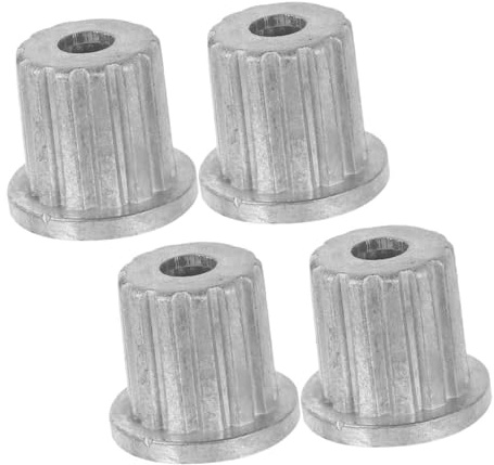 Homoyoyo 4pcs Metal Washing Machine Pulsator Gear Parts, Silver Replacement Spare Set for Washer and Dryer, Wide Compatibility, Sturdy Fit for Home Repair