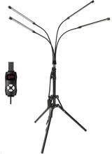 Lampada A Luce Rossa Con Supporto, 4 Teste 660nm E 850nm Lampada A Infrarossi Con 240LEDs E Altezza Regolabile Da 38-152cm Per La Casa E L'ufficio