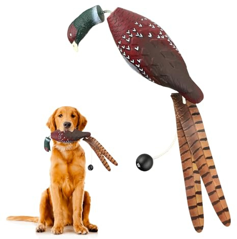 WideSmart Dog Training Dummy,Dummy per Cani,Accessori per Cani da Caccia,Paraspruzzi Fittizio di Allenamento Cane,Gioco Galleggiante per Il Riporto e l'allenamento in Acqua (Piccolo Pollo)